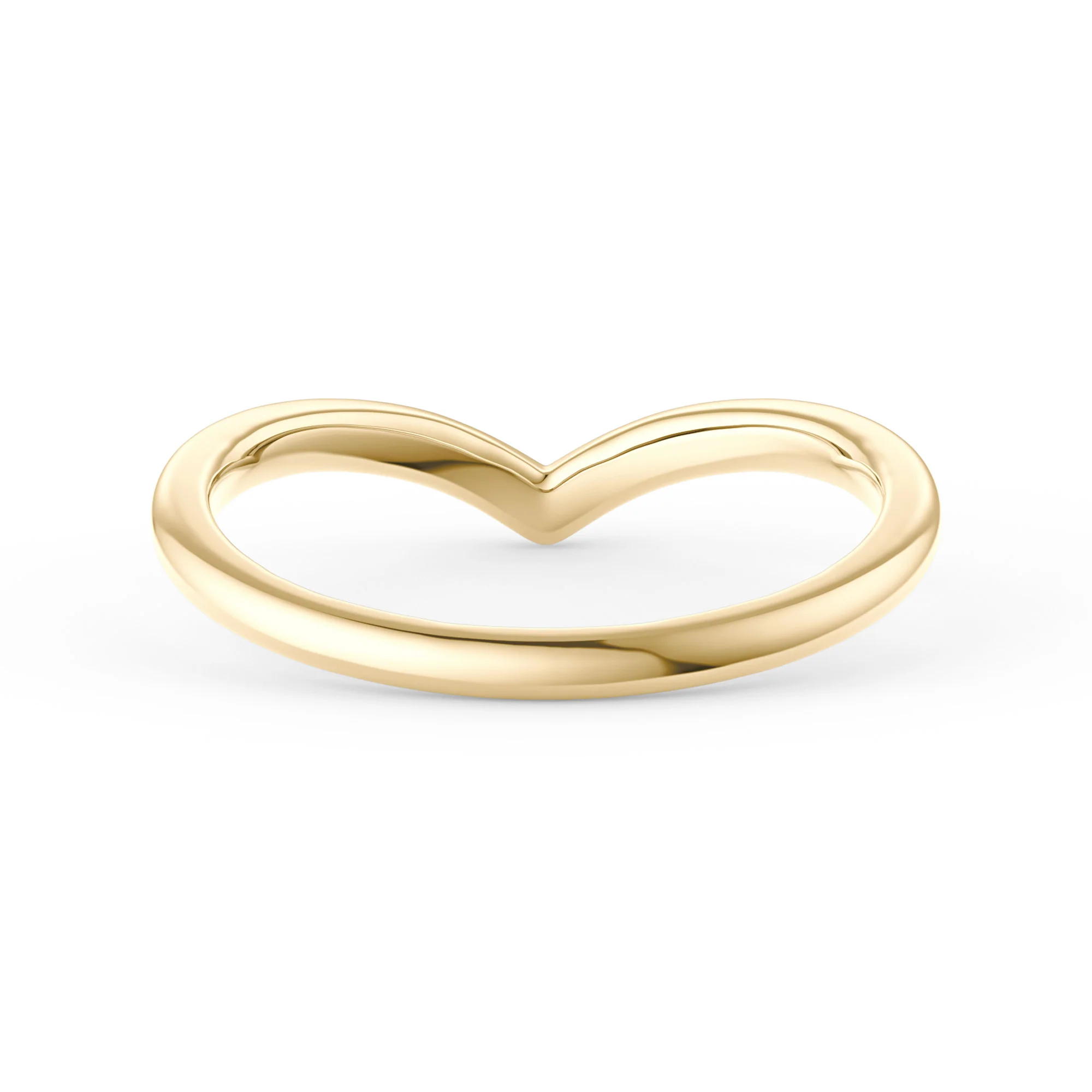 1.7 mm Minimalist V-Shaped Band - Image 6