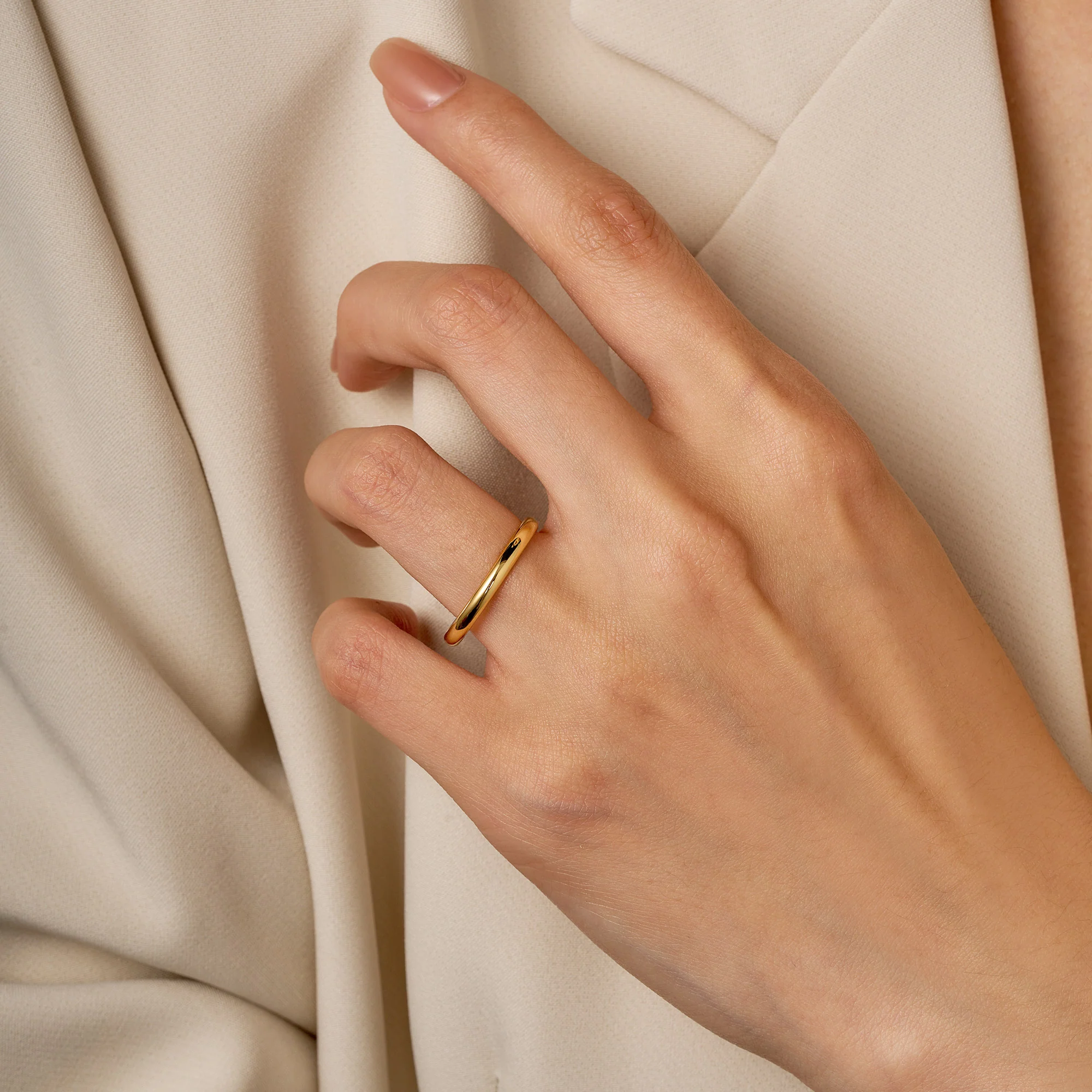 3 mm Stackable Ring Band - Image 10