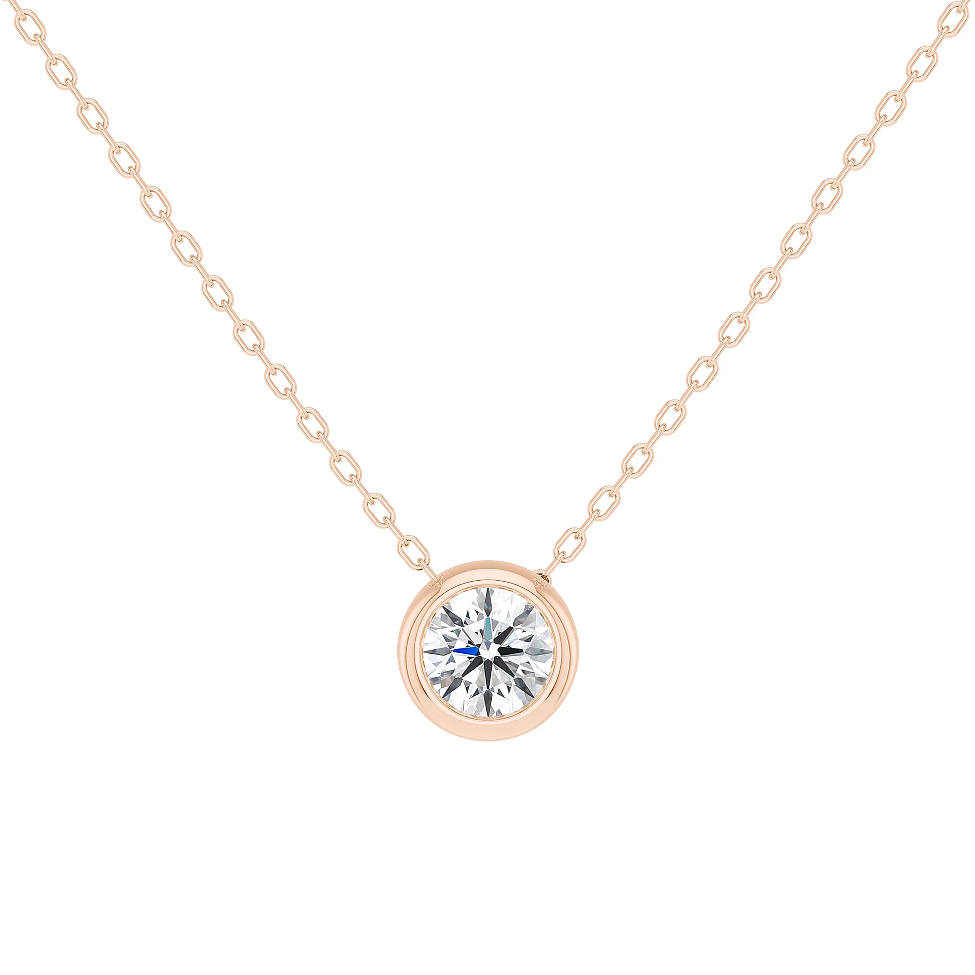 Brilliant 1 Carat Lab-grown Diamond Necklace - Image 3