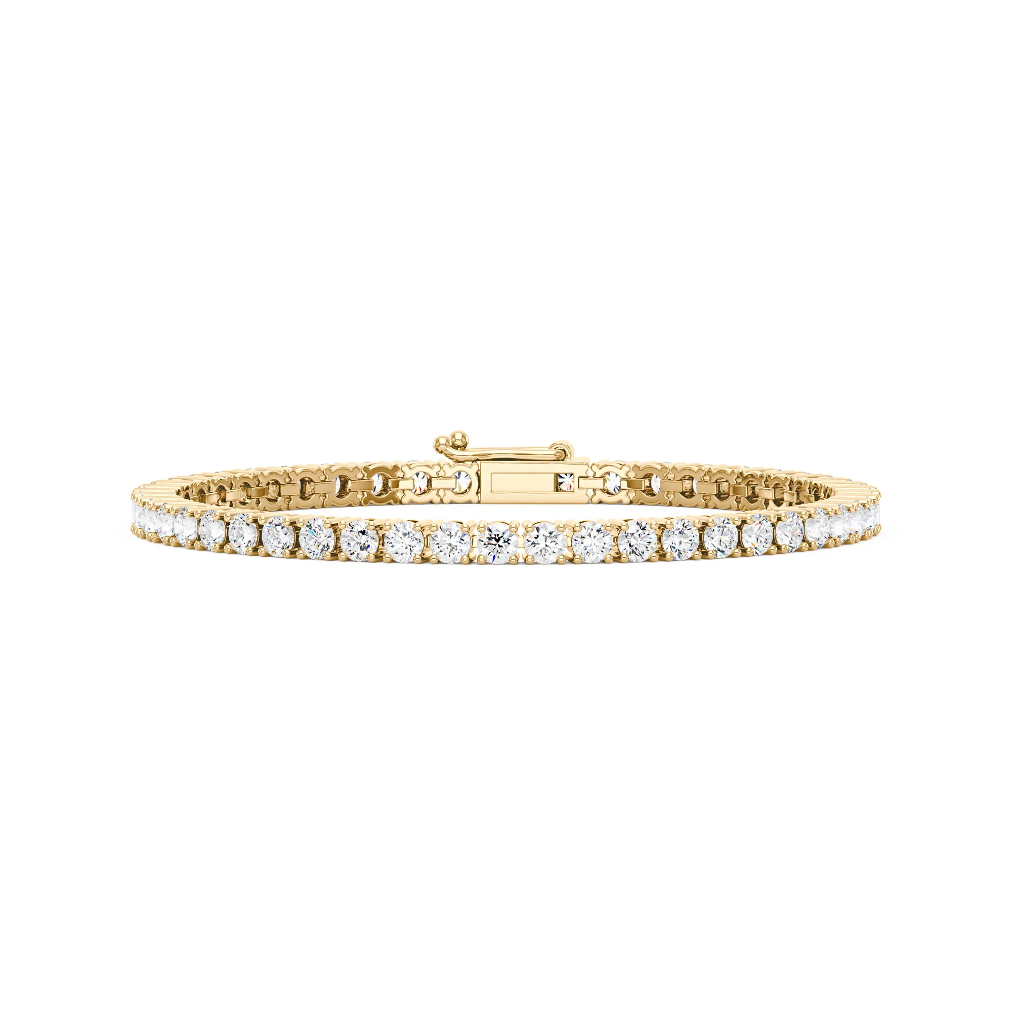7.2 Carat Classic Round Moissanite Tennis Bracelet - Image 3