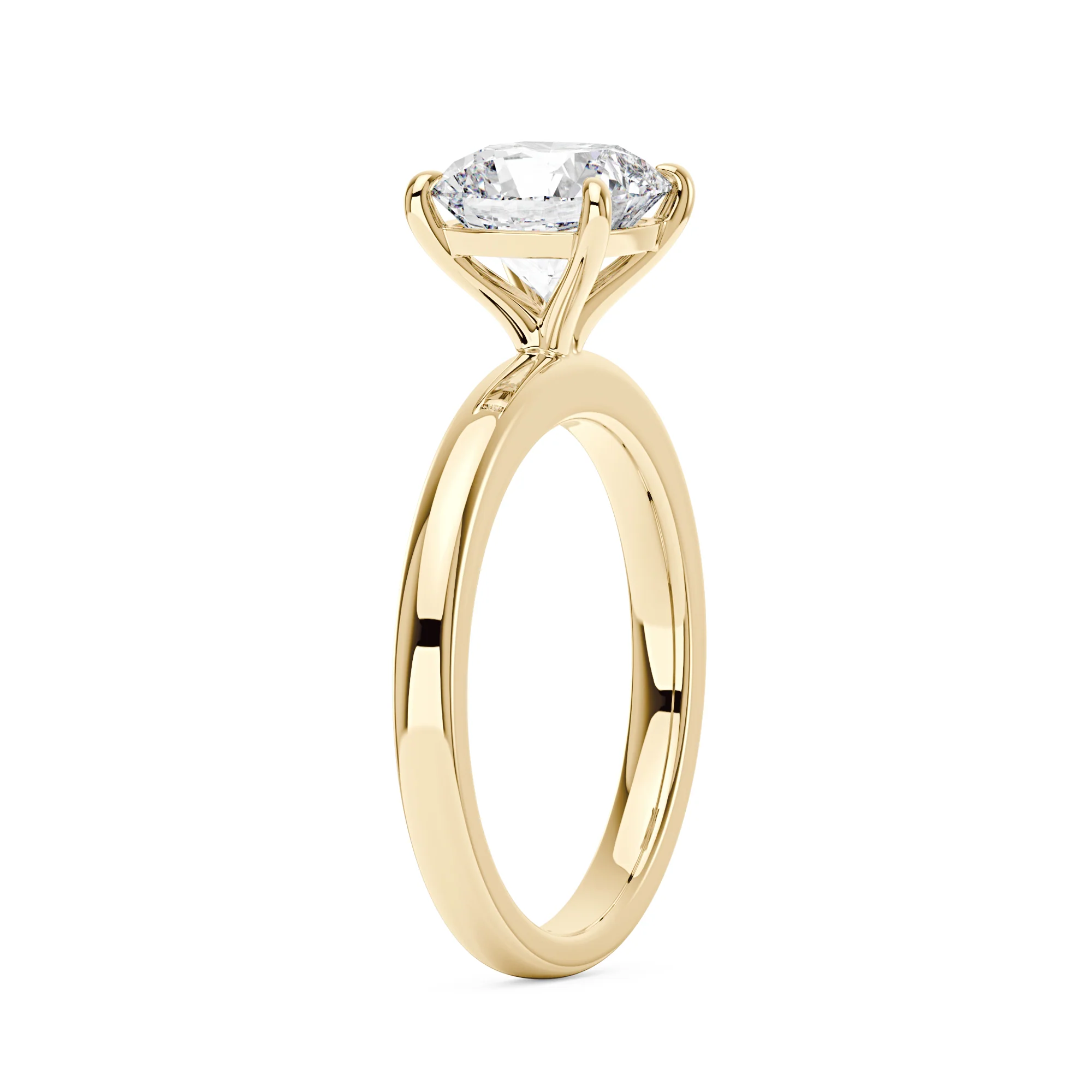 Cushion-Cut Moissanite Solitaire Engagement Ring - Image 5