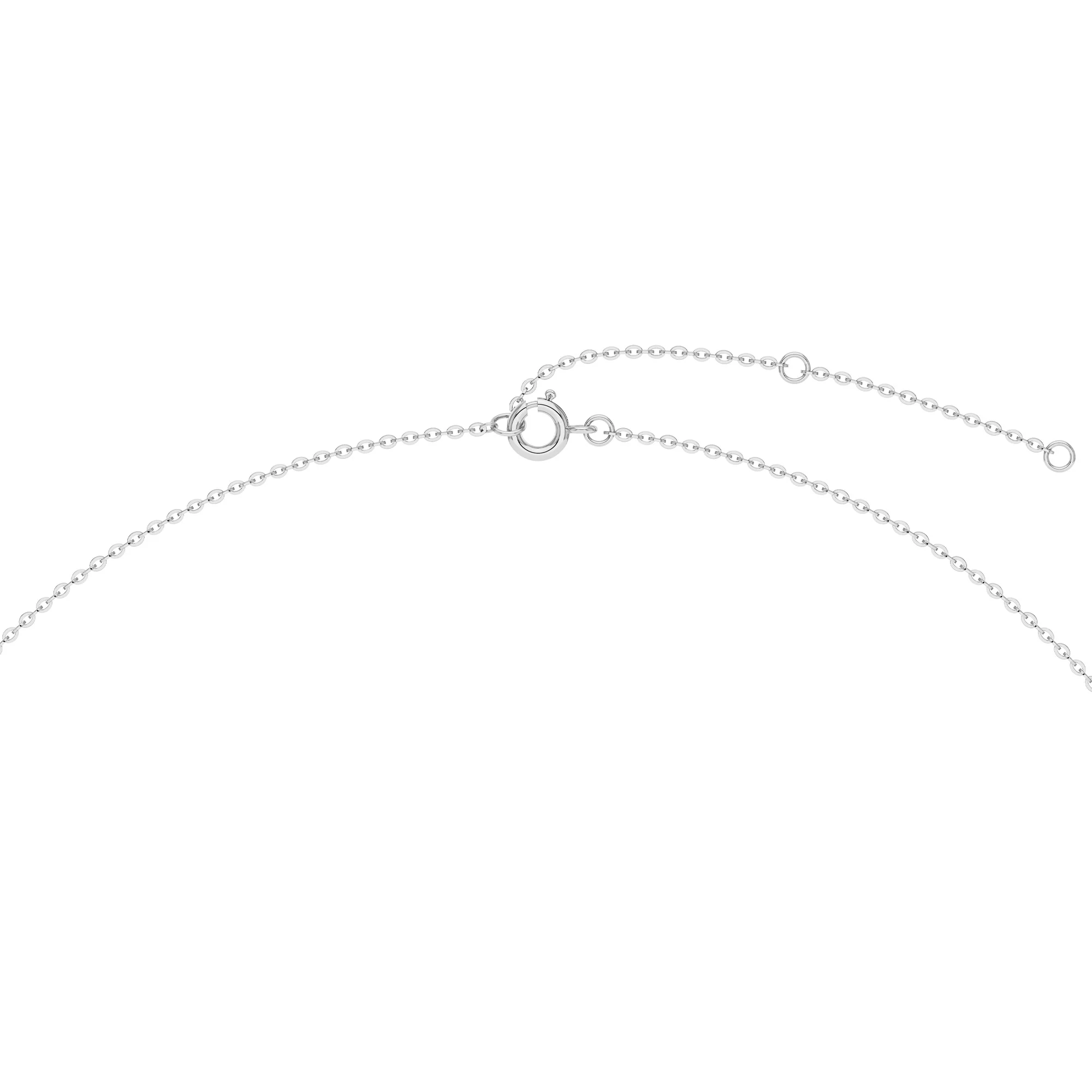 Dainty Natural Diamond Necklace in 18K Gold - Image 6