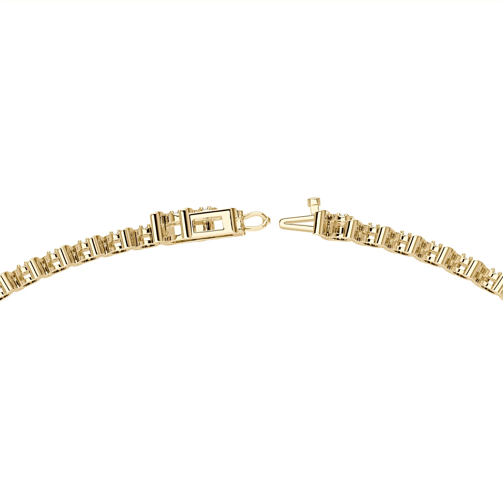 Elegant Tennis Necklace with Moissanites - Image 6