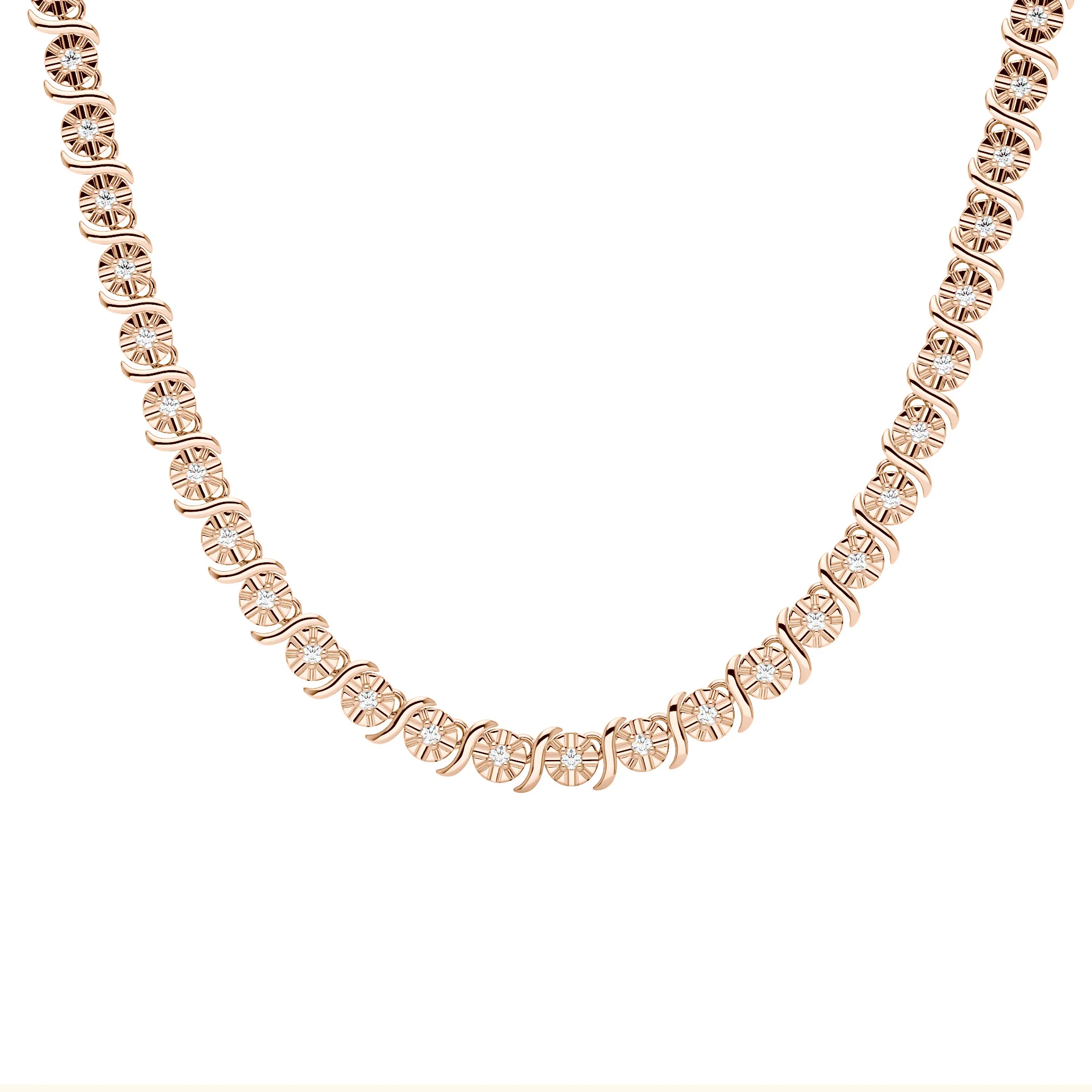 Elegant Tennis Necklace with Moissanites - Image 7