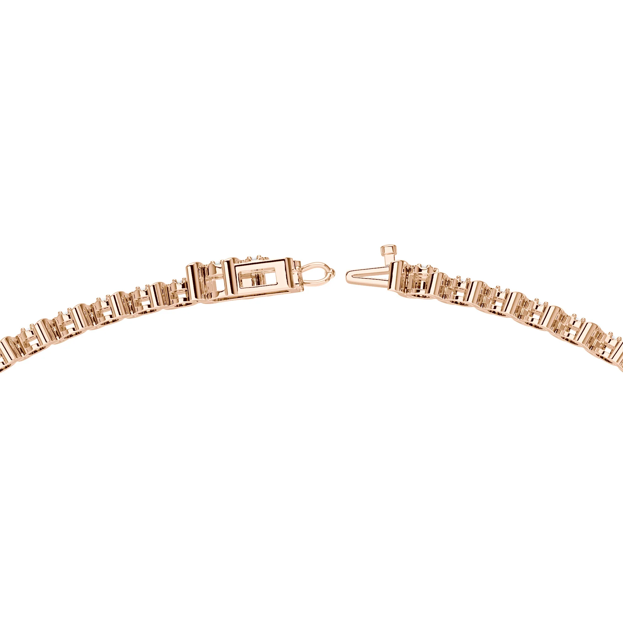 Elegant Tennis Necklace with Moissanites - Image 9