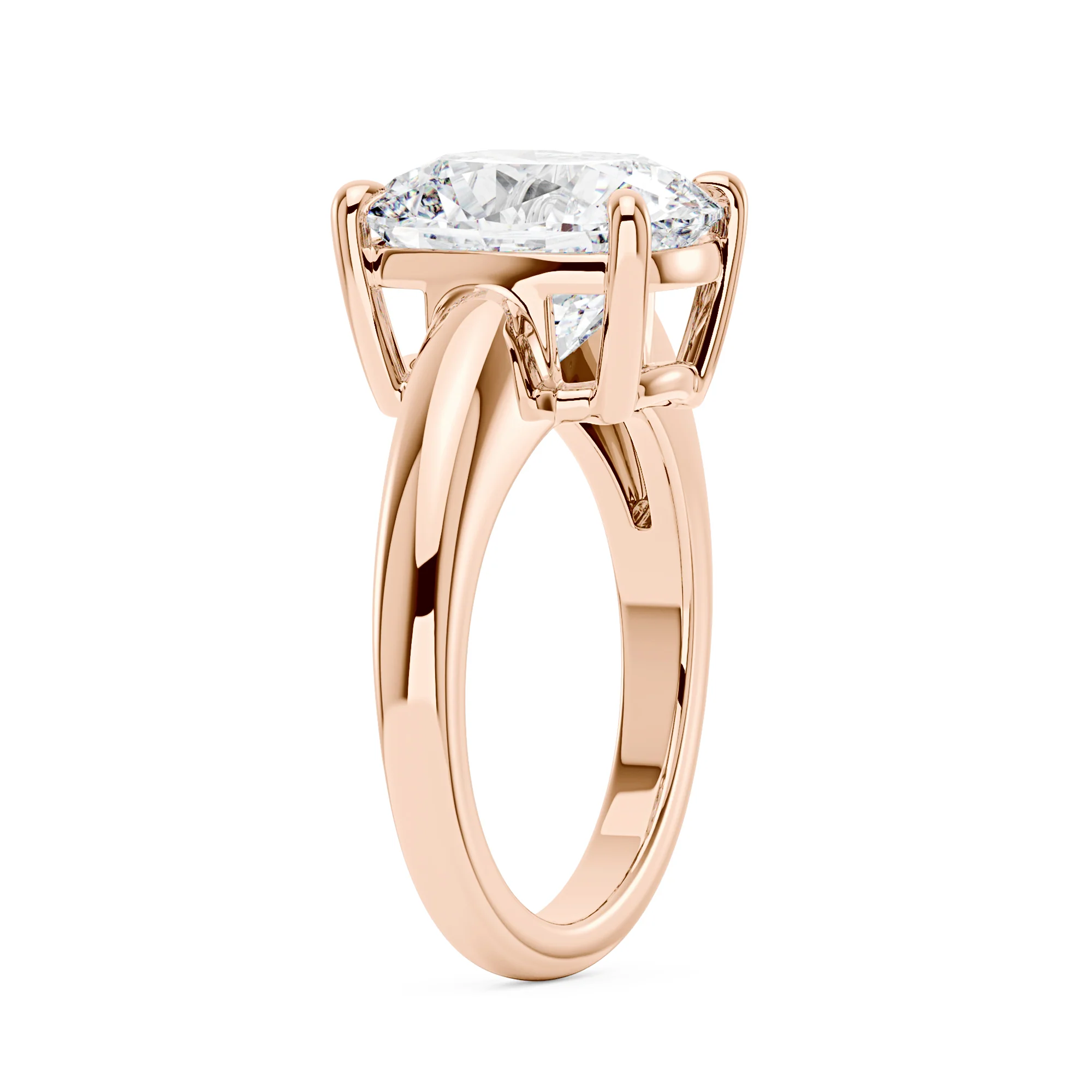 Elongated Cushion Cut Moissanite Solitaire Engagement Ring - Image 8