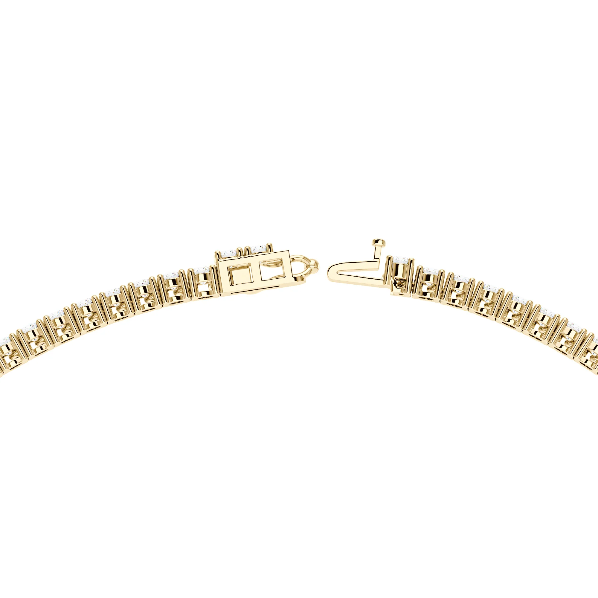 Luxe Moissanite Tennis Necklace - Image 12