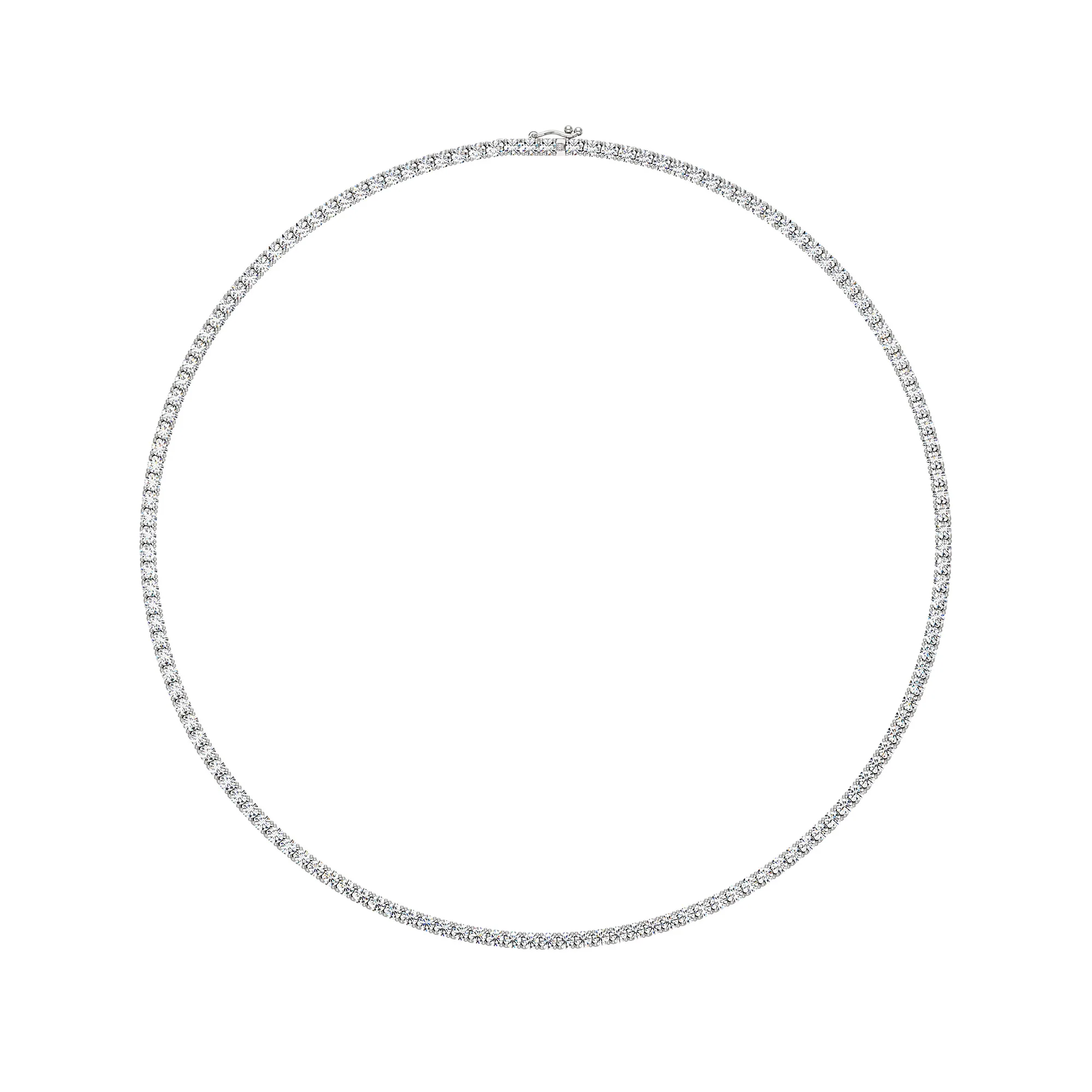 Luxe Moissanite Tennis Necklace - Image 8
