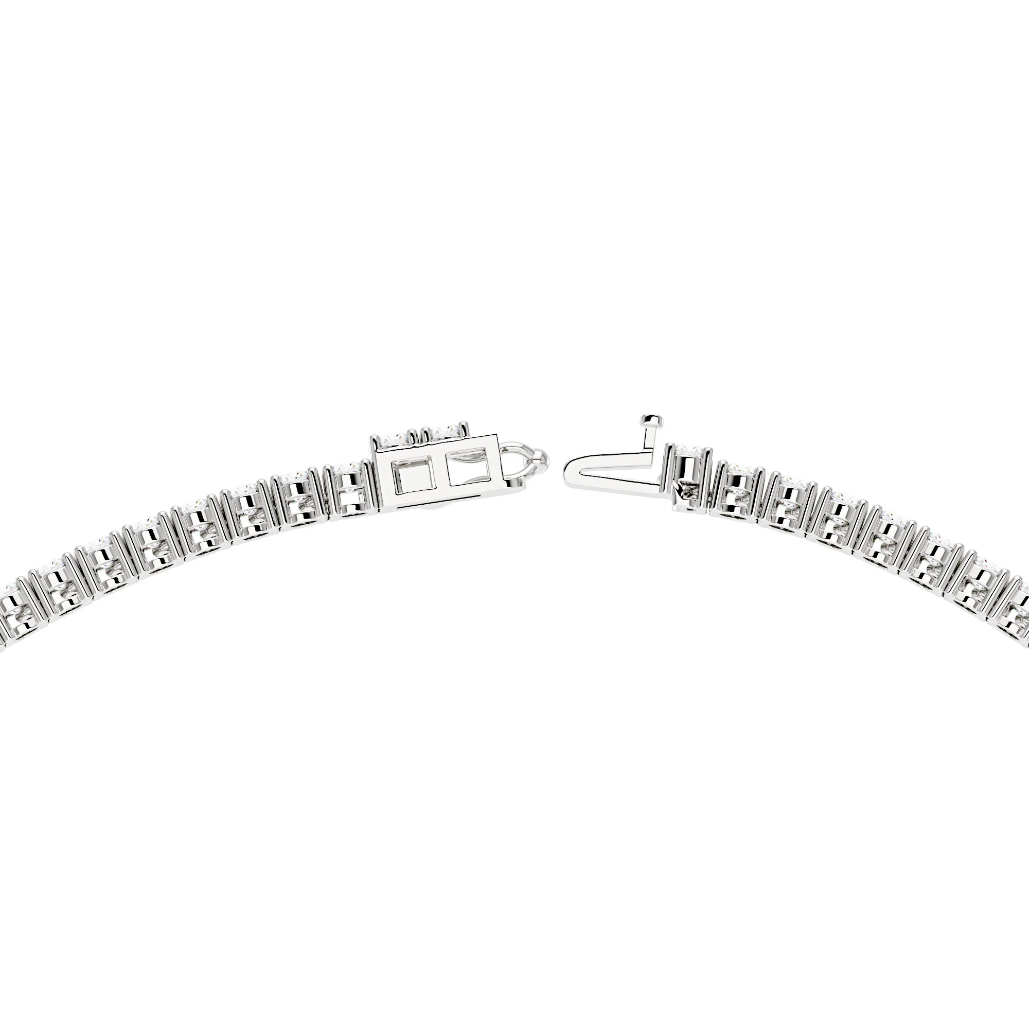 Luxe Moissanite Tennis Necklace - Image 9