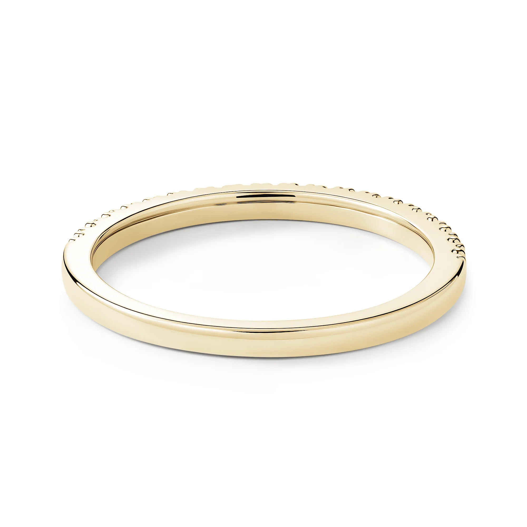 Round Cut Half Eternity Wedding Ring - Image 6
