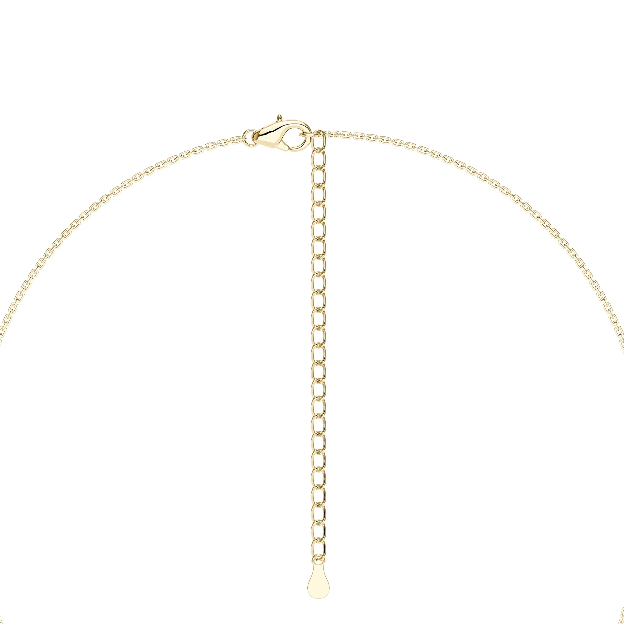 Round Cut Moissanite Pendant Necklace - Image 6