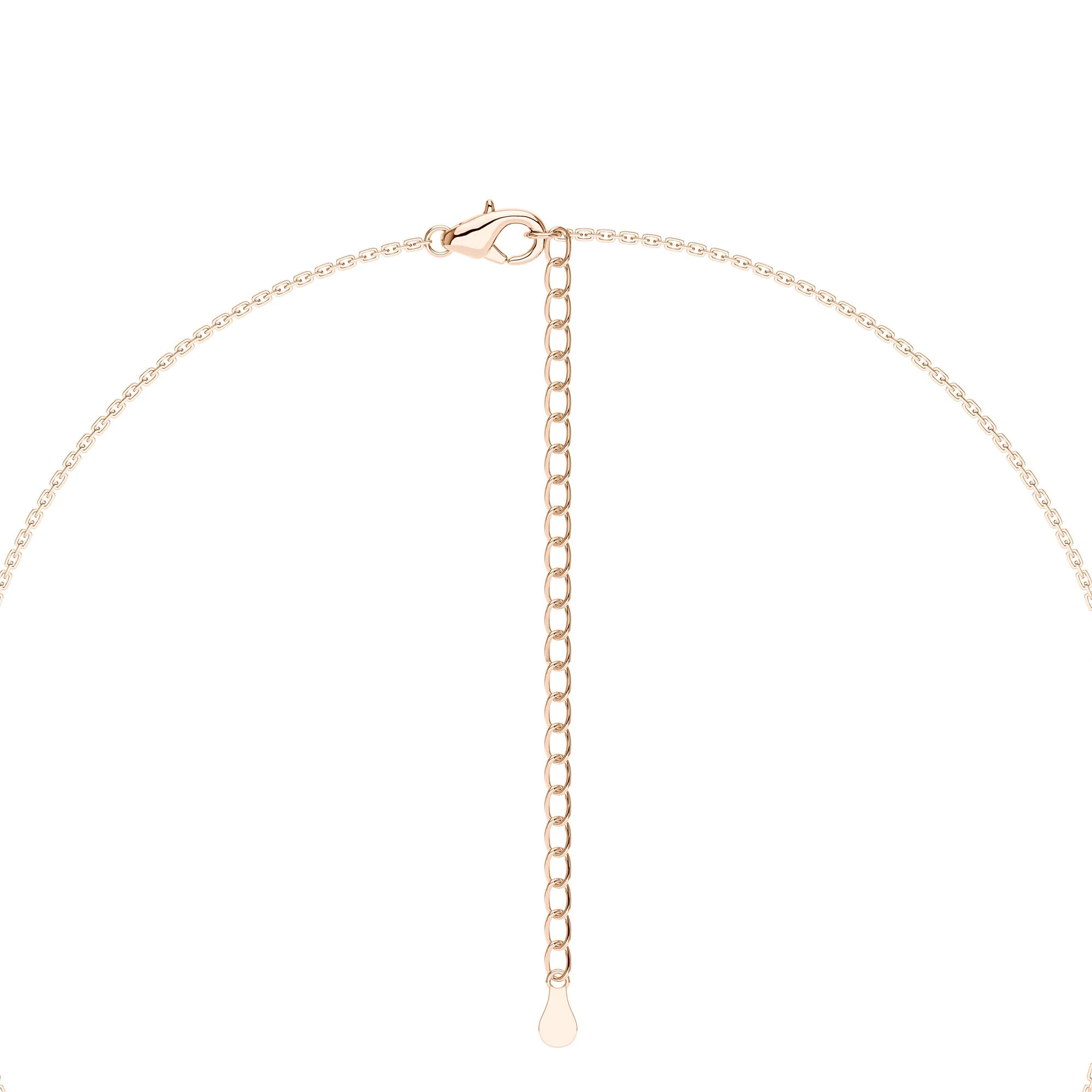 Round Cut Moissanite Pendant Necklace - Image 9