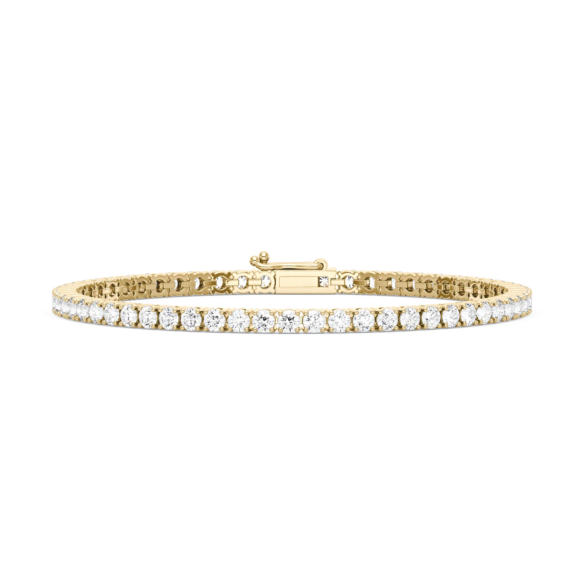 6 Carat Round Cut Moissanite Tennis Bracelet - Image 3