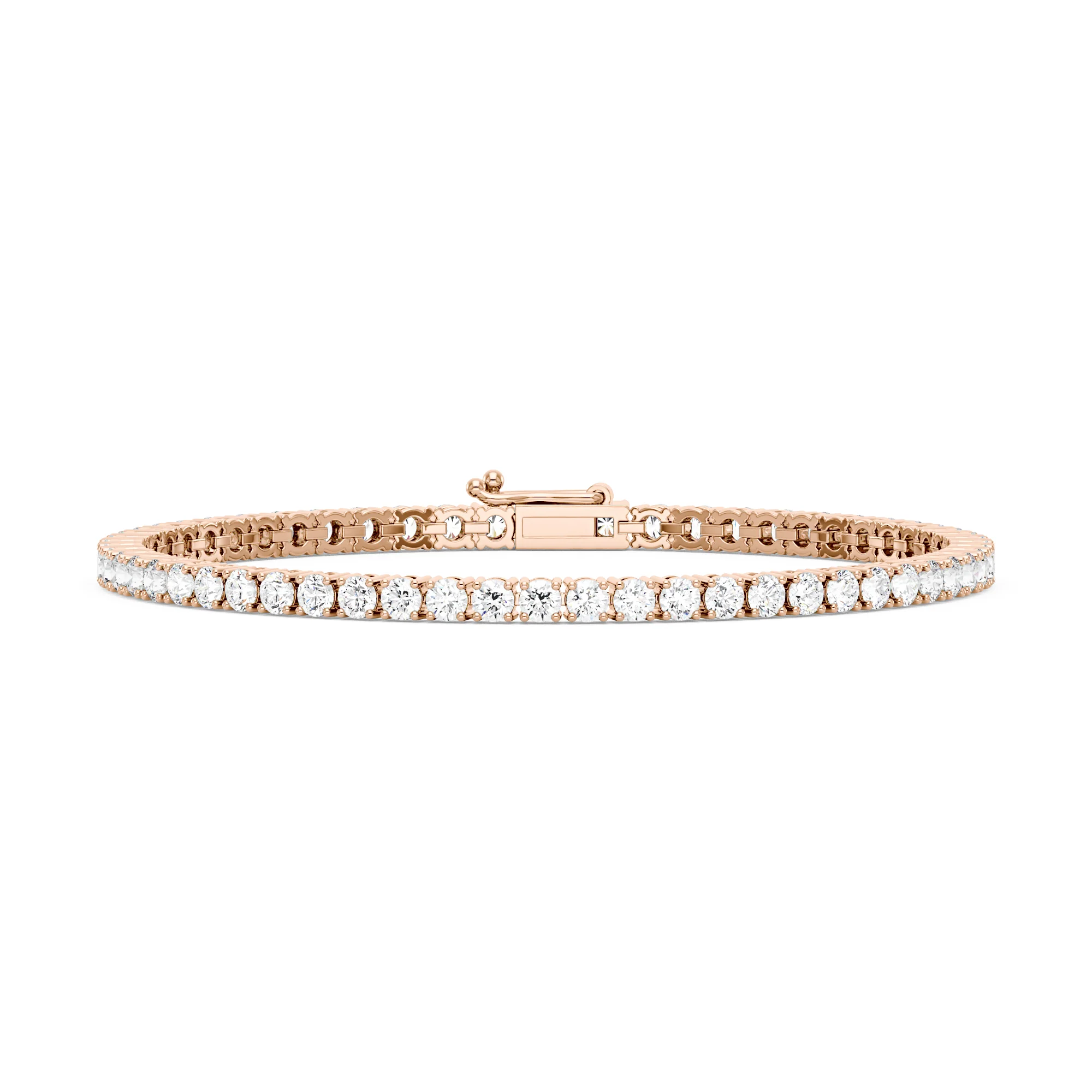 6 Carat Round Cut Moissanite Tennis Bracelet - Image 5